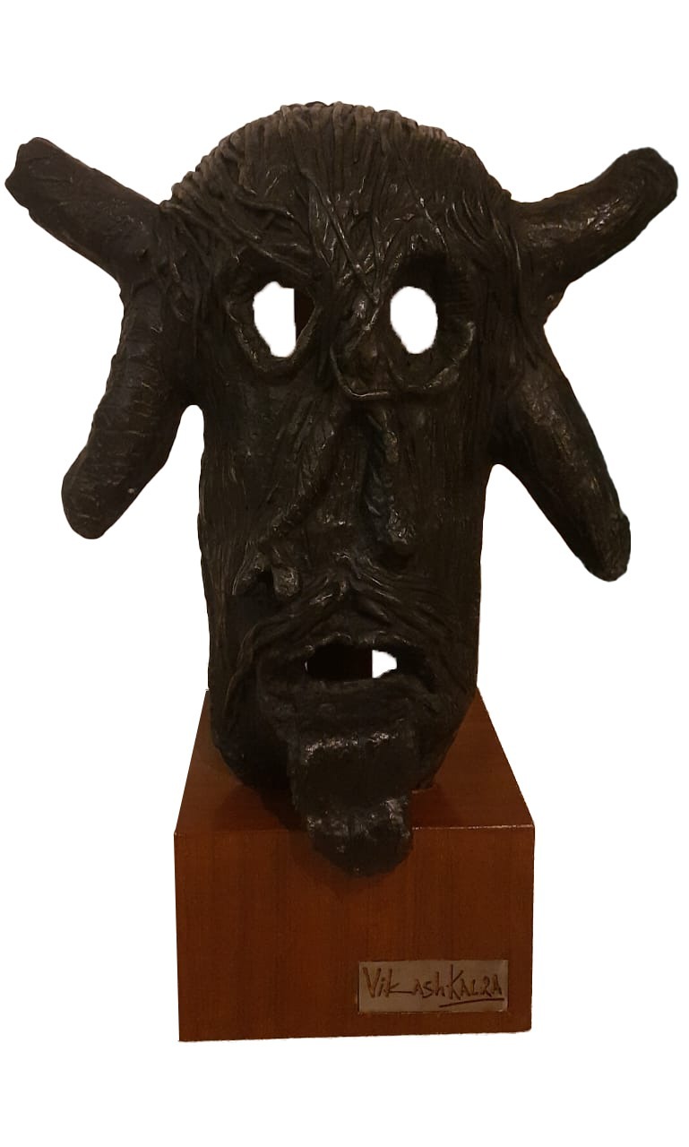 A bronze sculpture by Vikash Kalra