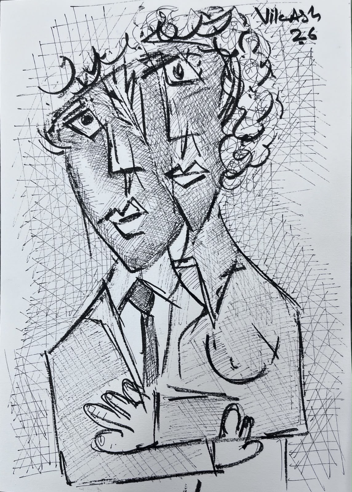 A drawing by Vikash Kalra