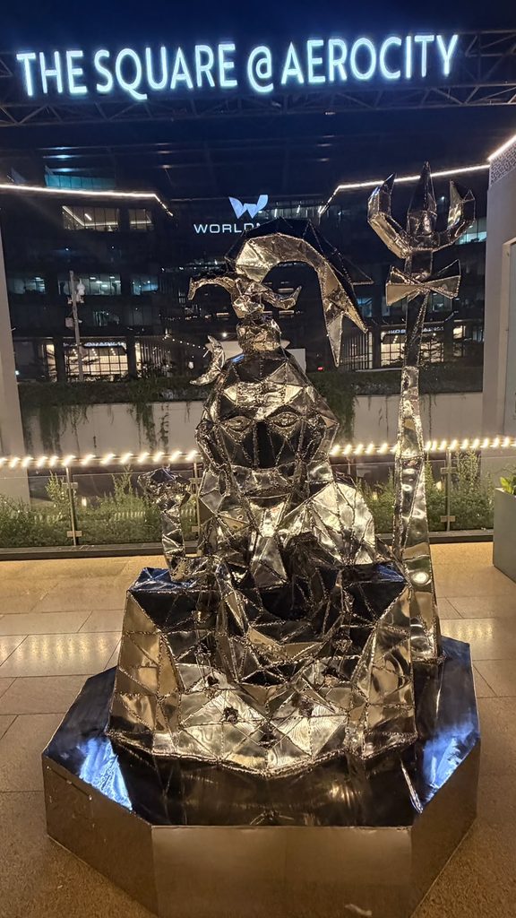 Vikash Kalra's Lord Shiva Sculpture at Aerocity